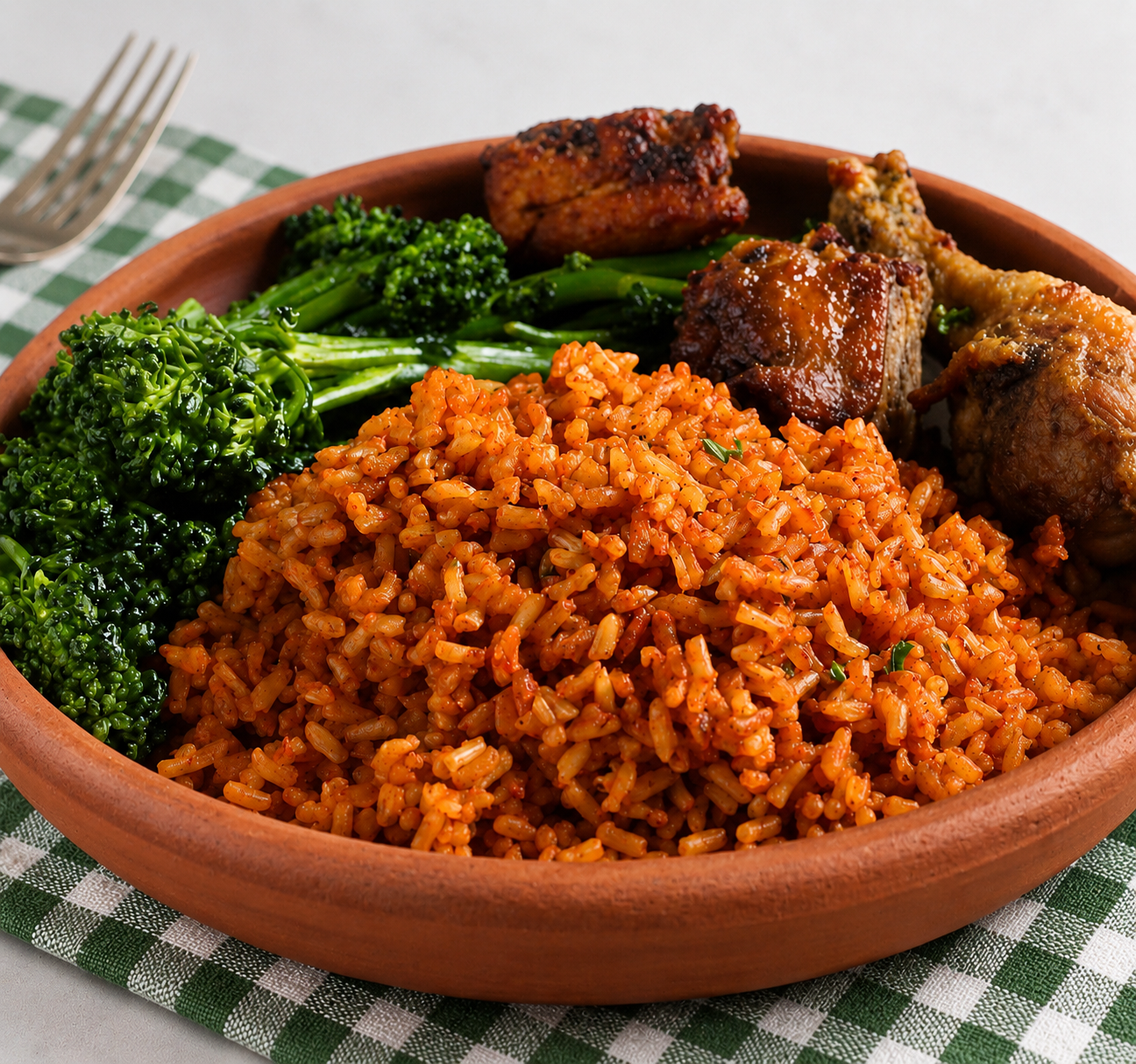 Jollof Rice & Grilled Chicken